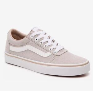Vans Beige and White Sneakers